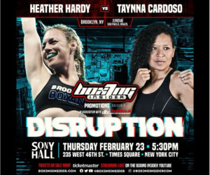 Heather Hardy vs Taynna Cardoso , 23 Febbraio 2023
