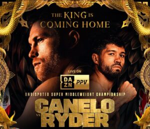 Canelo Alvarez vs John Ryder 6 Maggio 2023