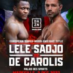 Sadjo vs De Carolis 2 Dicembre su DAZN