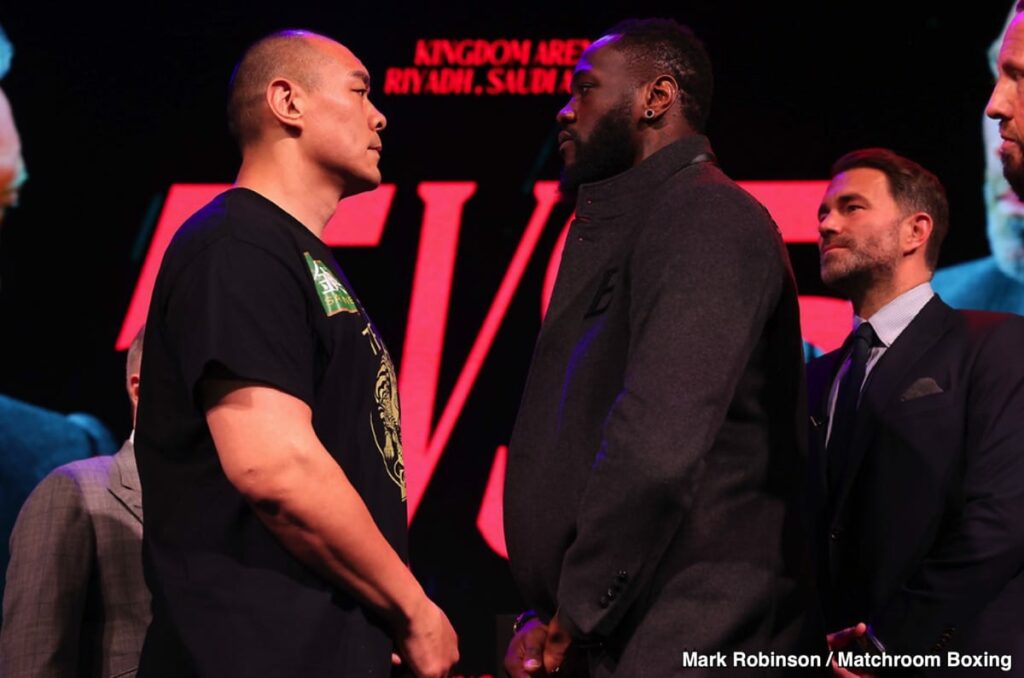 Deontay Wilder Zhilei Zhang 1 Giugno