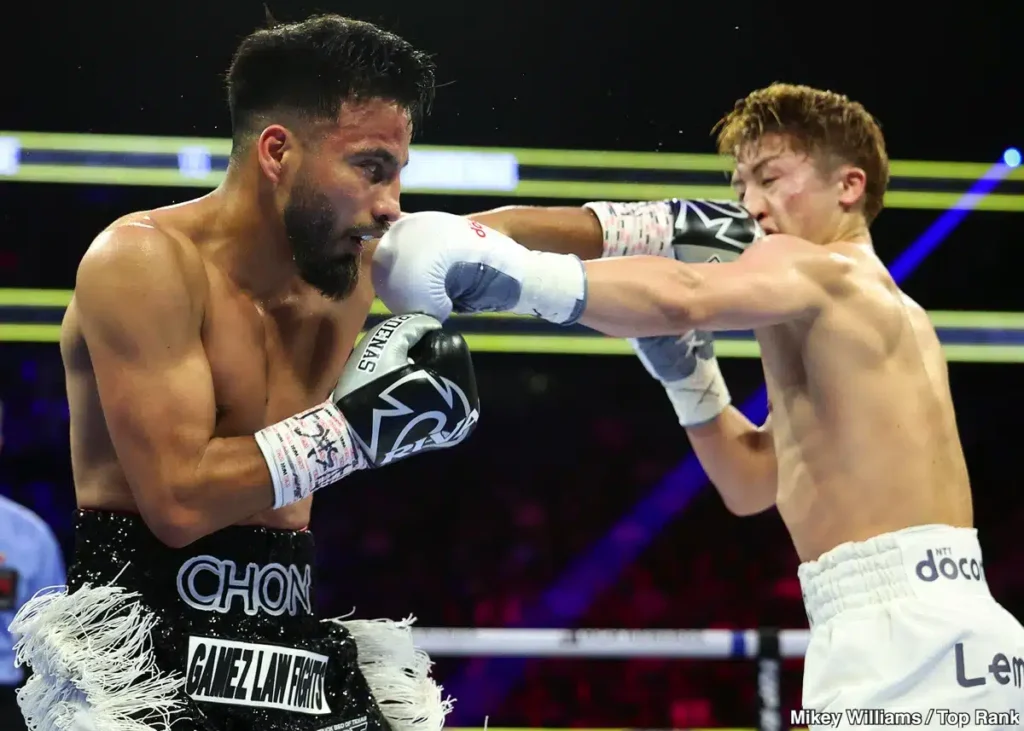 Inoue batte Caredenas per TKO al round n°8