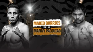 Mario barrios vs Manny pacuiao