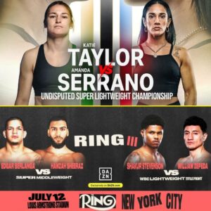 Pronostici Taylor vs Serrano 3 e Stevenson vs Zepeda