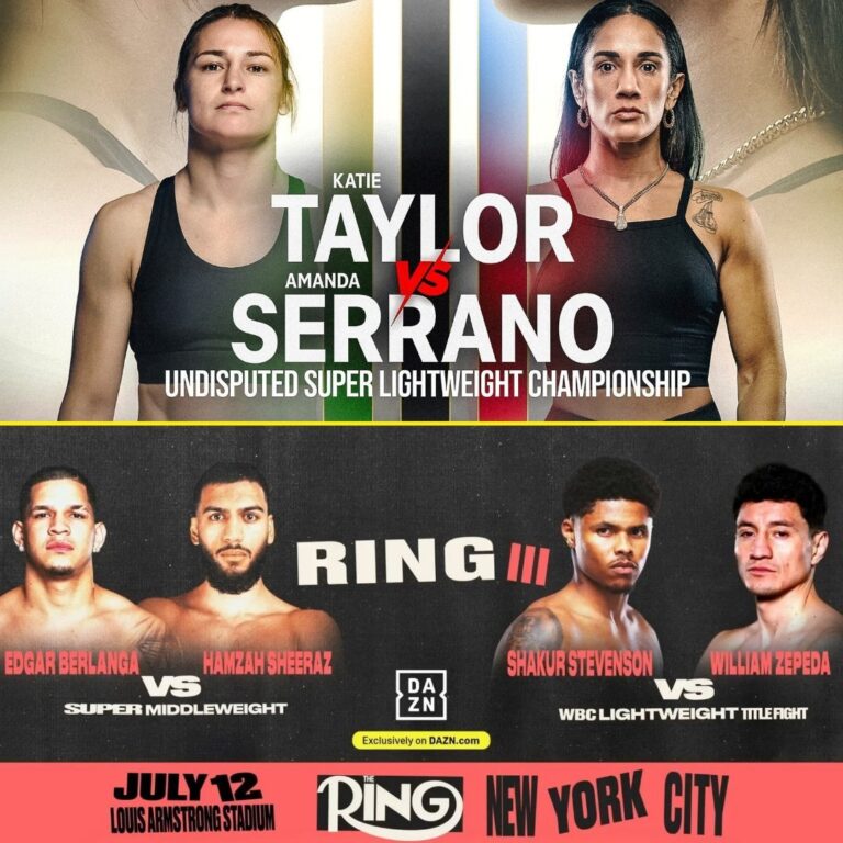 Pronostici Taylor vs Serrano 3 e Stevenson vs Zepeda