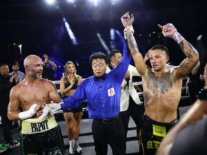 Liam Paro resiste a un infortunio all’occhio e batte David Papot a Brisbane. Ora mira al titolo IBF dei welter contro Lewis Crocker.