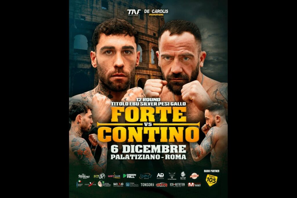 Mauro Forte vs Salvatore Contino 6 Dicembre a Roma