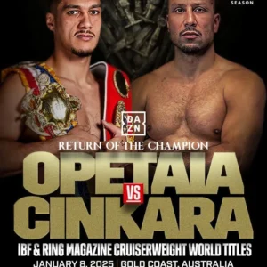 Opetaia vs Cinkara