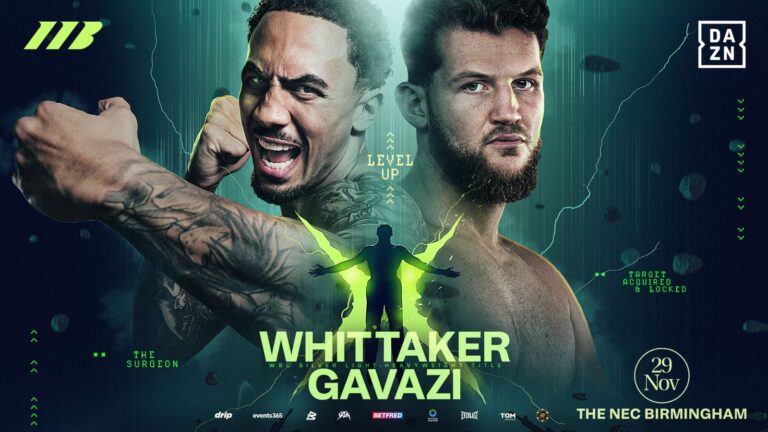 Ben Whittaker vs Gavazi 29 Novembre