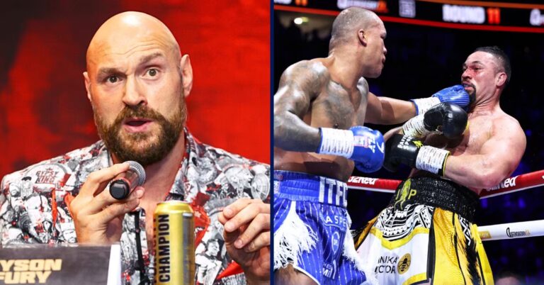Tyson Fury parla di Usyk vs Fabio Wardley