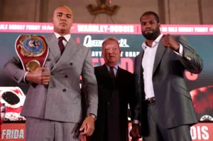 Wardley vs Dubois dove vederlo